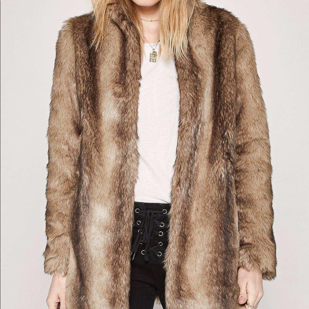 Amuse Society Waylon Faux Fur Jacket